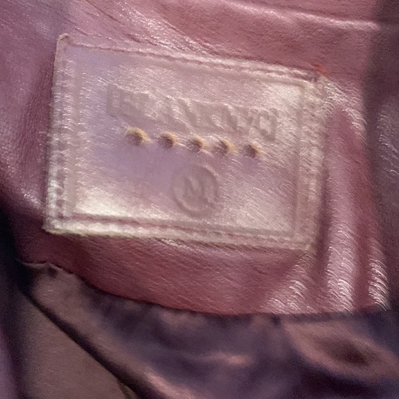 Blank NYC Burgundy Leather jacket - Picture 2 of 4